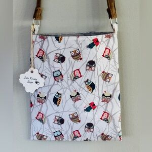 New Owl Print Crossbody Bag Created By Lita Kinsey